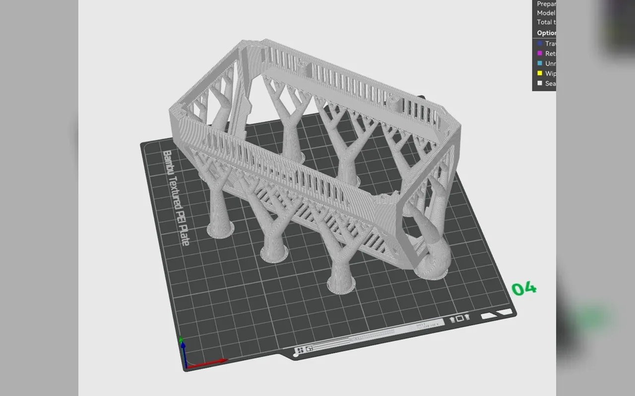 Aura AQ enclosure print plate from MakerWorld